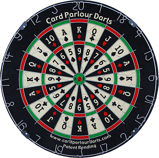 Card Parlor Dart Board